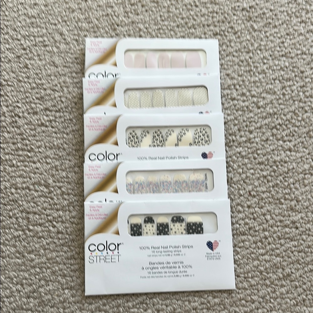 Color Street Nail Polish Strips Set